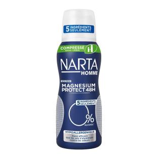 Déodorant Anti-Odeurs 48h Invisible Magnesium Protect NARTA 100ml pas cher