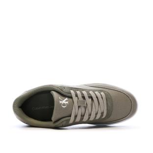 Baskets Kaki Homme Calvin Klein Jeans Classic Cupsole Mg vue 4