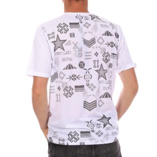 T-shirt Blanc Homme Supreme Grip Smoke vue 2