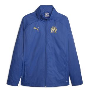 OM Veste Coupe Vent Bleu Foncé Homme foot Puma 2023/2024 pas cher