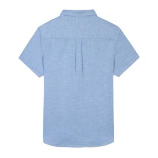 Chemise Bleu Homme TBS CALELCHA vue 2