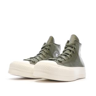 Baskets Kaki Femme Converse Chuck Taylor vue 6