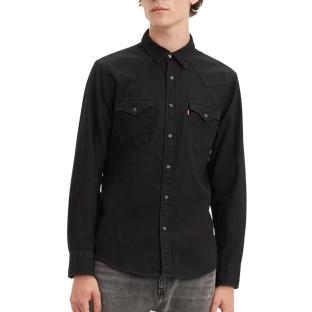 Chemise Noire Homme Levi's Classic Western pas cher
