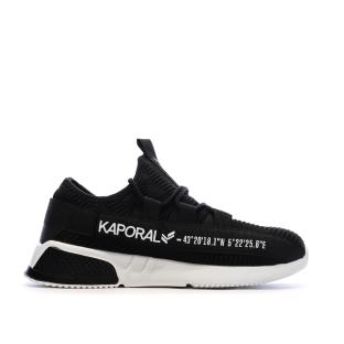Baskets Noir/Blanc Homme Kaporal Dofino vue 0