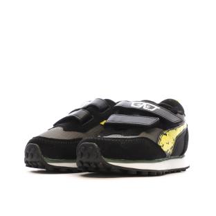 Baskets Noir/Jaune Junior Puma Rider FV Spongebob vue 6