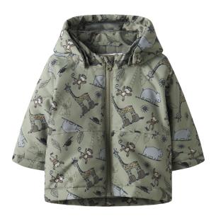 Blouson Vert Garçon Name it Animaux pas cher