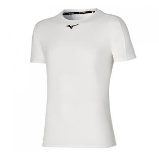 T-shirt de Tennis Blanc Homme Mizuno Tennis Shadow pas cher
