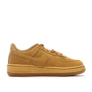 Baskets Camel Garçon Nike Force 1 vue 2