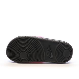 Claquettes Gris/Rose fluo Femme Nike Nike Offcourt Slide vue 2