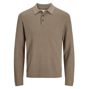 Polo Taupe Homme Jack & Jones Cooper vue 0
