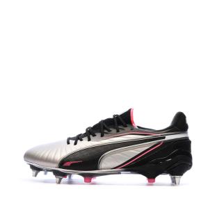 Chaussures de Foot Gris/Noir Homme Puma King Ultimate MxSG vue 0