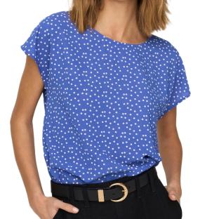 Blouse Bleu à pois Femme JDY Piper pas cher