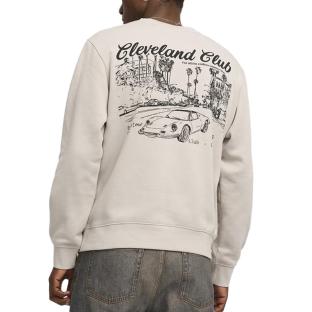Sweat Beige Homme Jack & Jones Bradley vue 2