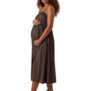 Robe Marron Femme Mamalicious Lelva pas cher