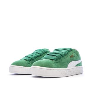 Baskets Verte Femme Puma Suede XL vue 6