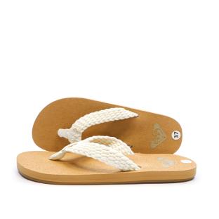 Tongs Beiges Femme Roxy Porto pas cher