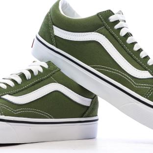 Baskets Vertes Homme Vans Old Skool vue 7