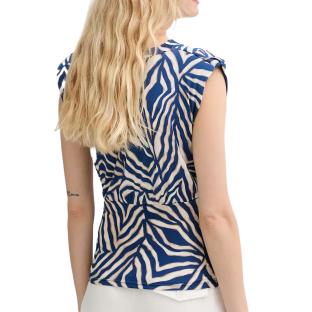 Débardeur Marine/Beige Femme Morgan DROBI vue 2