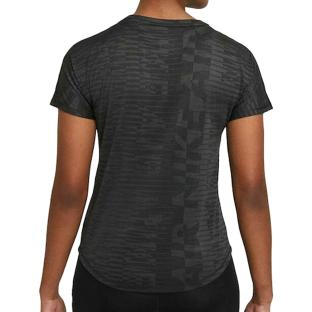 T-Shirt Noir Femme Nike Air Top SS vue 2