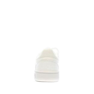 Baskets Blanches Garçon Adidas Hoops vue 0