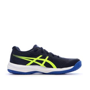 Asics Upcourt 6 Men's Padel Shoes Navy/Fluorescent Yellow Photo of the Espace des Marques %store% store - view of %key%