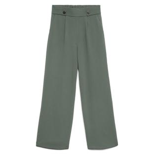 Pantalon Vert Femme Vero Moda May Button pas cher