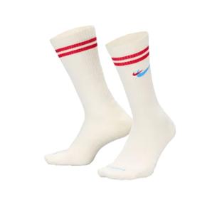 Chaussettes Ecru/Rouge Homme Nike Sail Univer pas cher