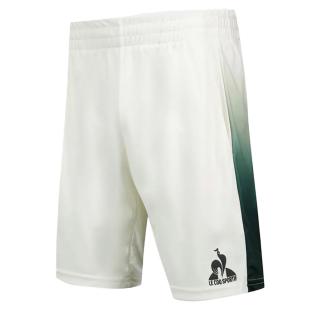 Short de Sport Ecru/Vert Homme Le Coq Sportif Tennis Pro Short 24 vue 0