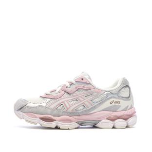 Zapatillas blancas/rosa para hombre Asics Gel-nyc ver 0