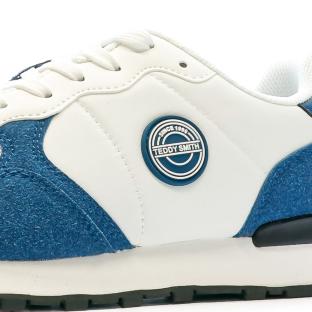 Baskets Blanc/Bleu Homme Teddy Smith Combined vue 0