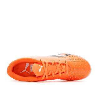 Chaussures de Football Orange/Blanc Garçon Puma Play vue 4