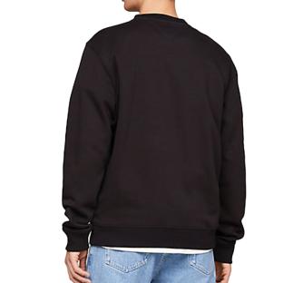 Sweat Noir Homme Tommy Hilfiger Reg Essential vue 2