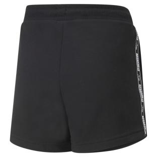 Short Noir Fille Puma Tape vue 2