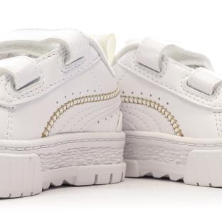 Baskets Blanches Fille Puma Stitching vue 7