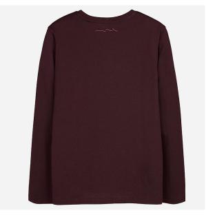 T-Shirt Manches Longues Bordeaux Garçon Teddy Smith Evan vue 0