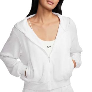 Sweat Zippé Gris Chiné Femme Nike FN2415 pas cher