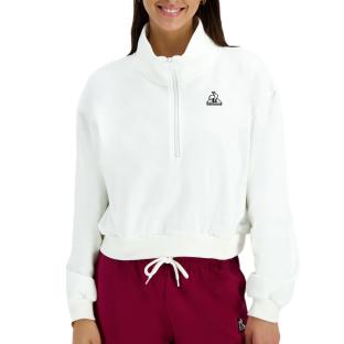 Sweat Blanc Femme Le Coq Sportif Heritage pas cher