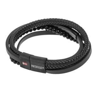 Bracelet Noir Homme Geographical Norway Bracelet Noir SG-315108 vue 2