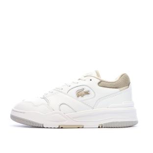 Baskets Blanc/Camel Femme Lacoste Lineshot vue 0