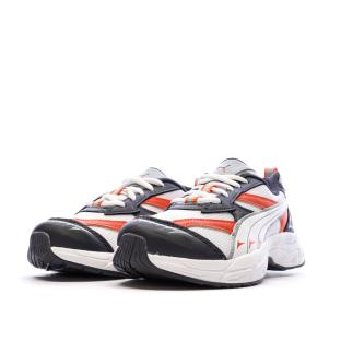 Baskets Blanc/Rouge Garçon Puma Morphic Earthy vue 0