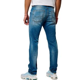 Jean Slim Bleu Délavé Homme Kaporal Darko vue 2