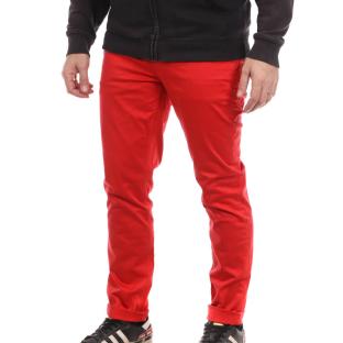 Chino Slim Rouge Homme American People pas cher