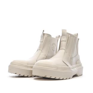 Bottines Beiges Femme Converse All Star Lugged vue 6