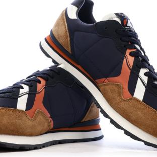 Baskets Marine/Marron Femme Pepe jeans Brit Mixt vue 7