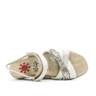 Sandales Blanches Femme RELIFEJubroie vue 4