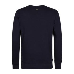 Sweat Noir/Ecru Homme Petrol Industries Neck vue 0