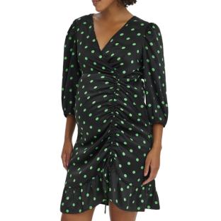 Robe Noir/Vert Femme Vero Moda Marternity Messi vue 0