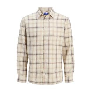 Chemise Beige/Marron Homme Jack & Jones Shua pas cher