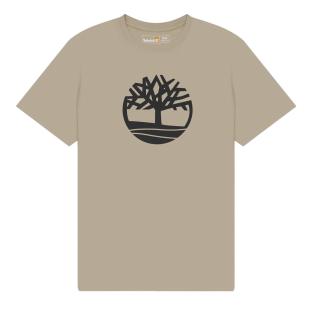 Camiseta beige de hombre Timberland con manga ver 0