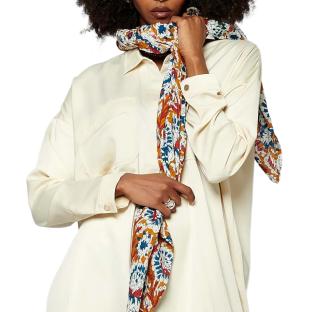 Foulard Jaune/Bleu Femme Kaporal SUPAM pas cher